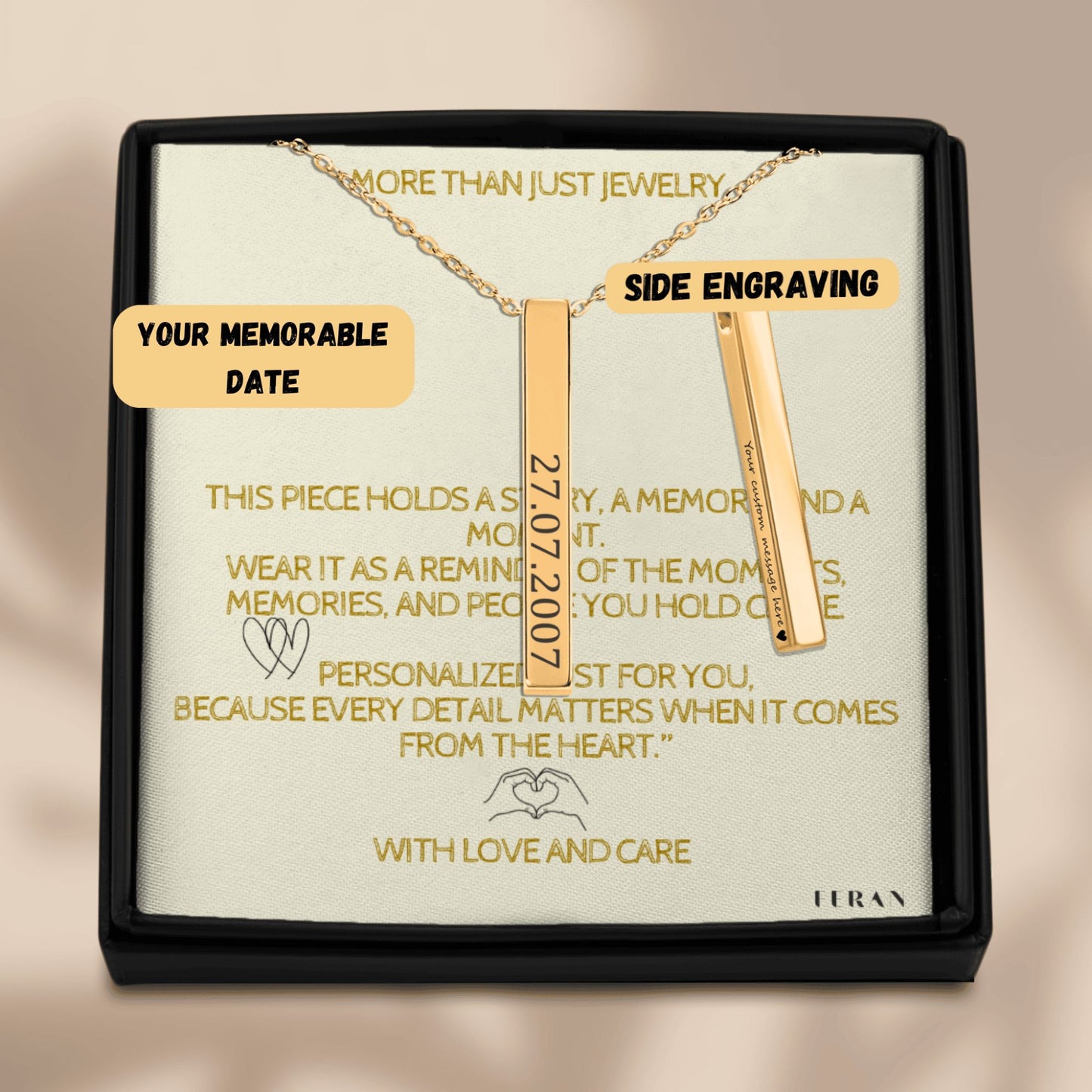 Custom Date Necklace