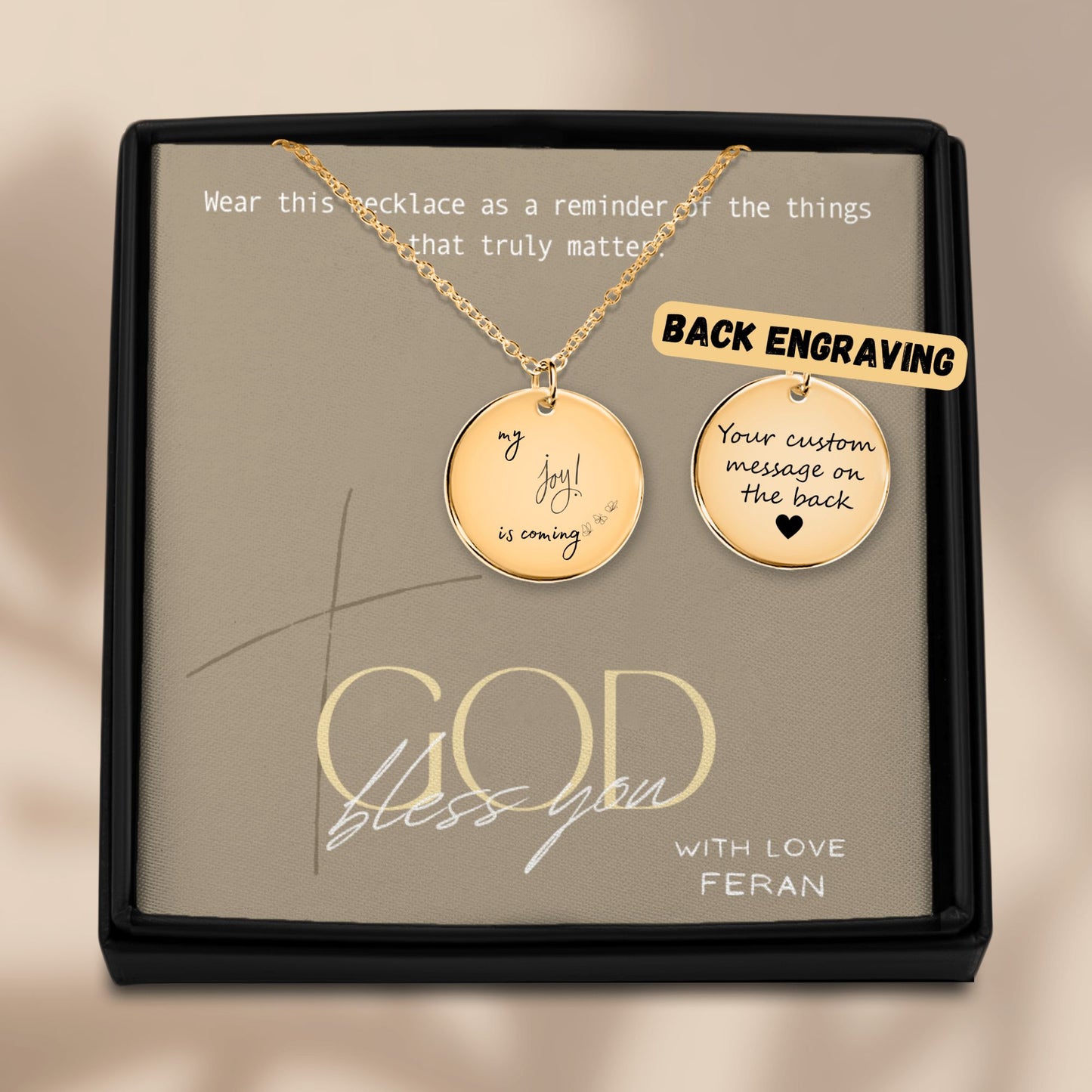 My Joy is coming Necklace
