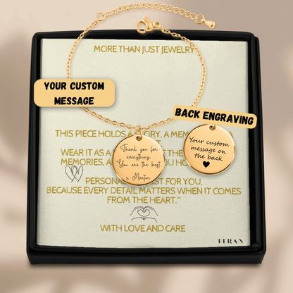 Custom Message Bracelet