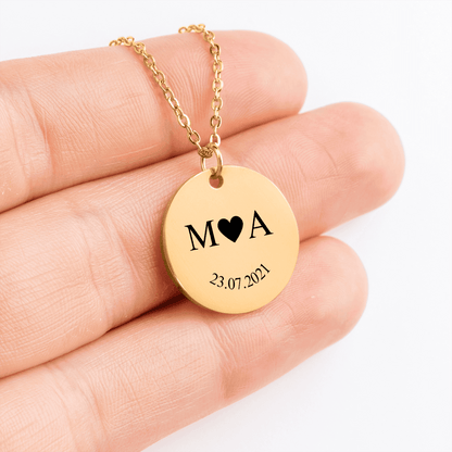Timeless Touch Initials Necklace
