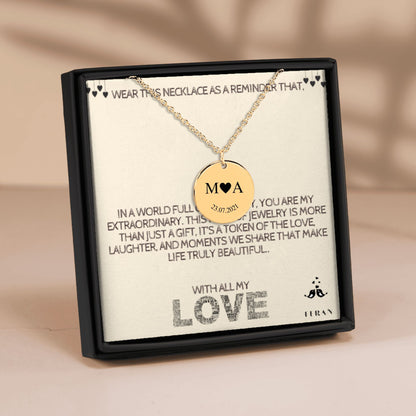 Timeless Touch Initials Necklace