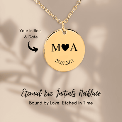 Timeless Touch Initials Necklace
