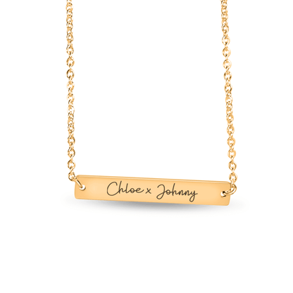 Name Tag Necklace