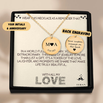 Timeless Touch Initials Necklace