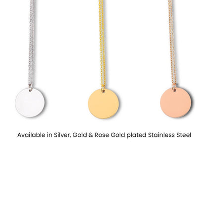 Floral Initial Necklace