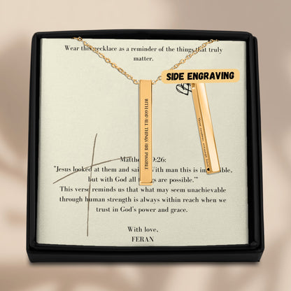 All Things Are Possible Necklace