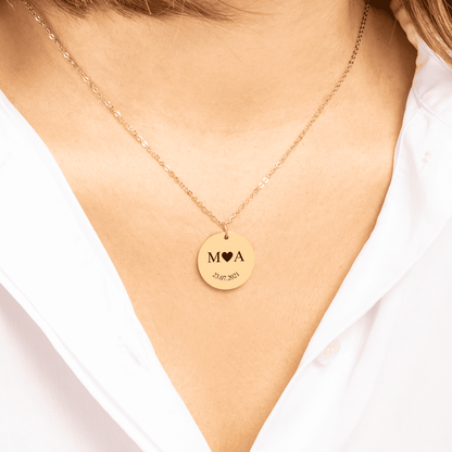 Timeless Touch Initials Necklace