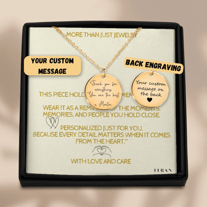 Custom Message Necklace