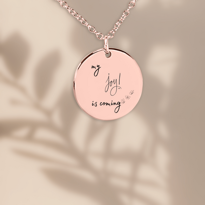 My Joy is coming Necklace