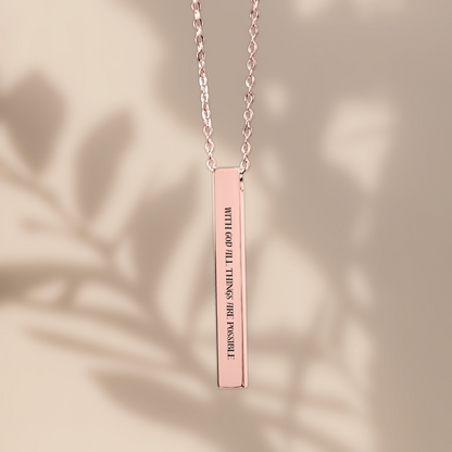 All Things Are Possible Necklace