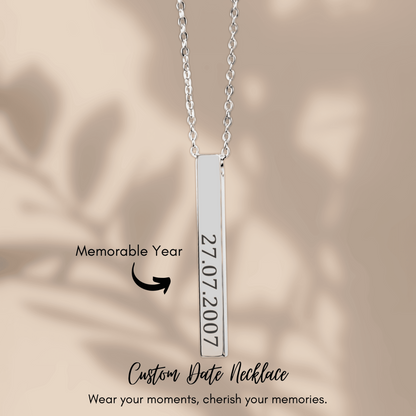Custom Date Necklace